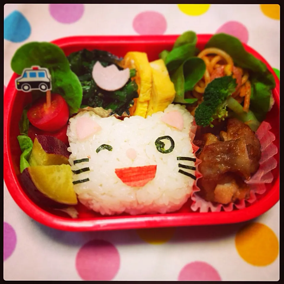 Snapdishの料理写真:にっこりノンタンお弁当♡|mayuco.さん