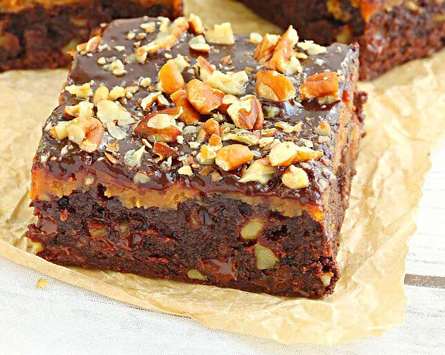 caramel double fudge brownies|vee del Rosarioさん