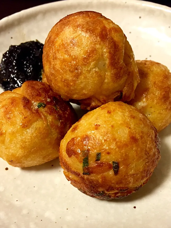 タコ焼き  海苔の佃煮で|ユーリーさん