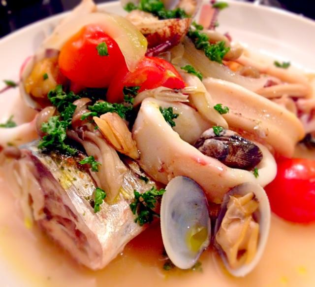 絶品 アジを使ったアクアパッツァのレシピセレクト Snapdish スナップディッシュ