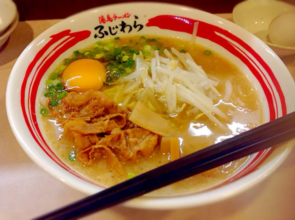 徳島ラーメン🍜ふじわら😋|アライさんさん