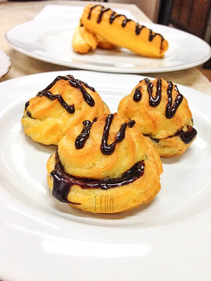 Chocolate choux paste|FYDNさん