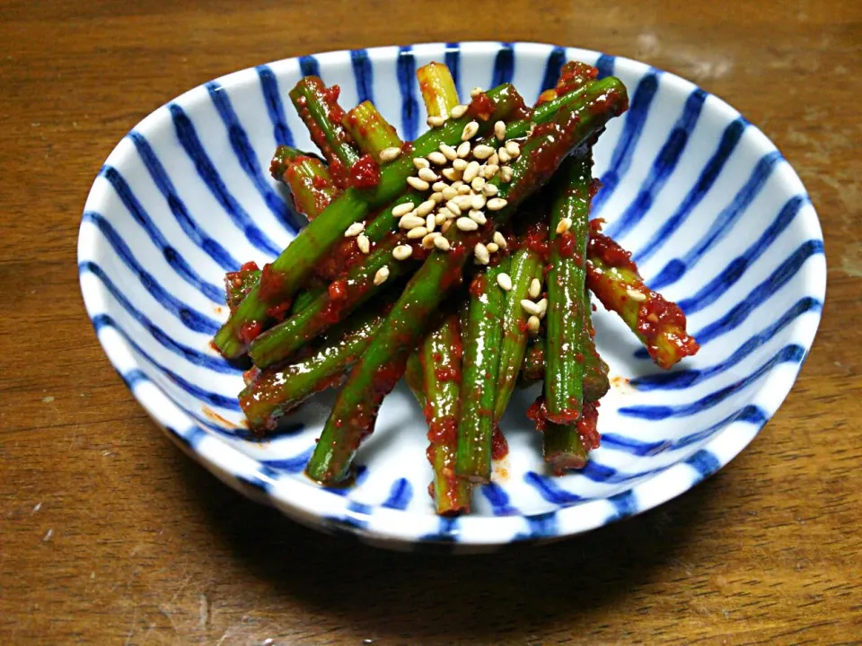 にんにくの芽のコチュジャン漬け|leeさん