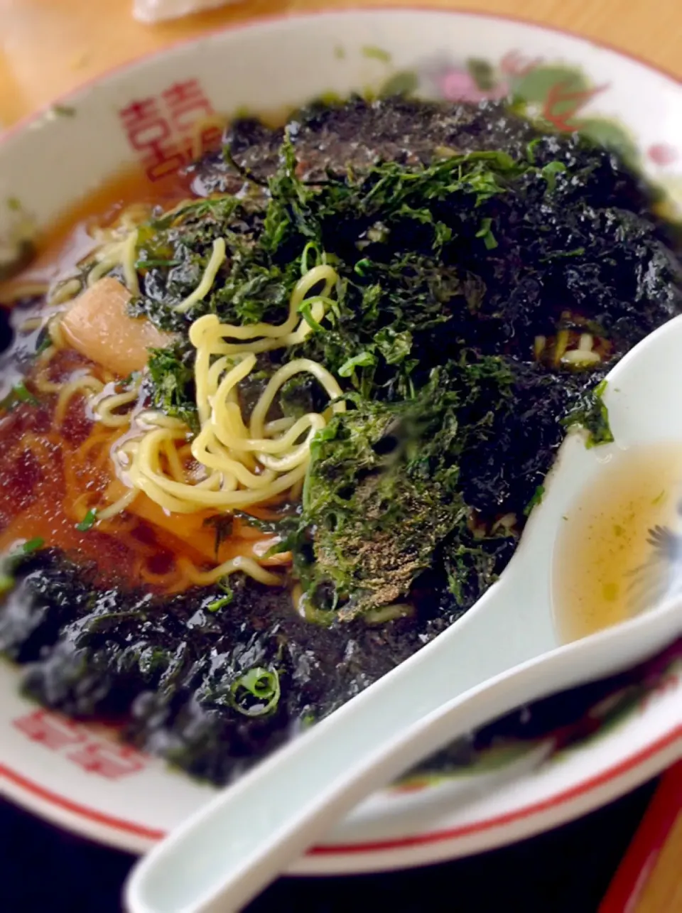 熱海市初島「めがね丸」のアオサラーメン|Sanae Ishiyamaさん