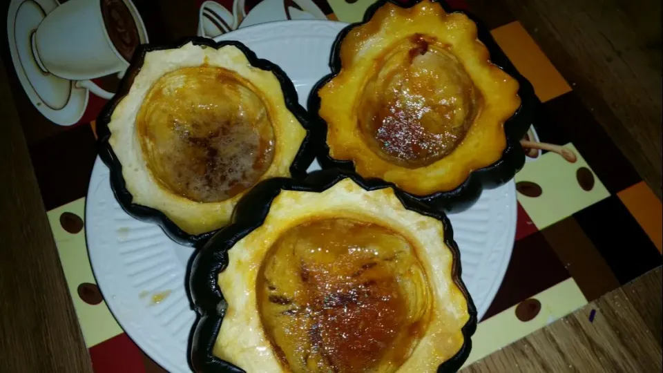 ACORN SQUASH  BAKED  IN BROWN  SUGAR  BUTTER  AND HONEY|Frank Ortizさん