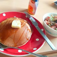 Snapdishの料理写真:朝食☆ホットケーキ|あやさん