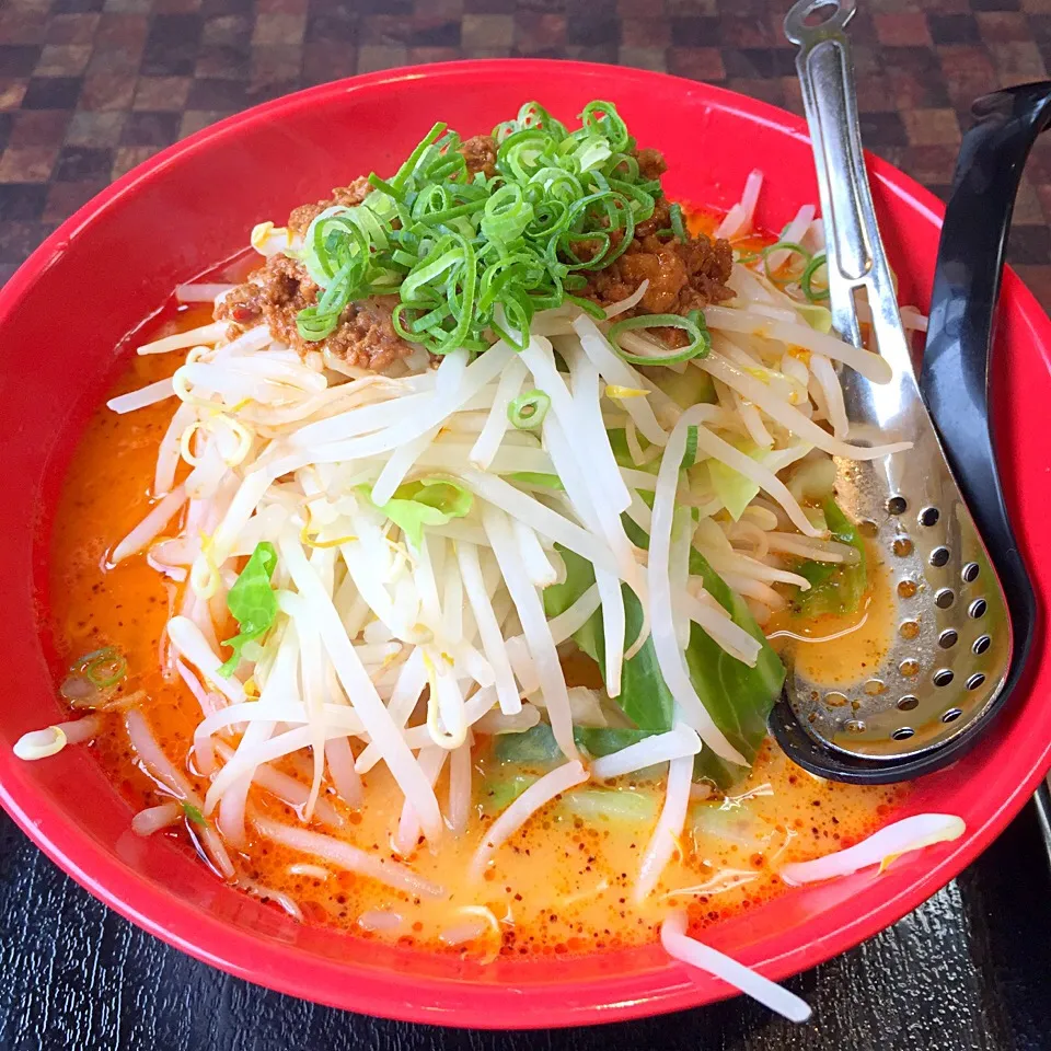 担々麺 (辛さ普通、野菜増し増し)|maixx ใหม่さん