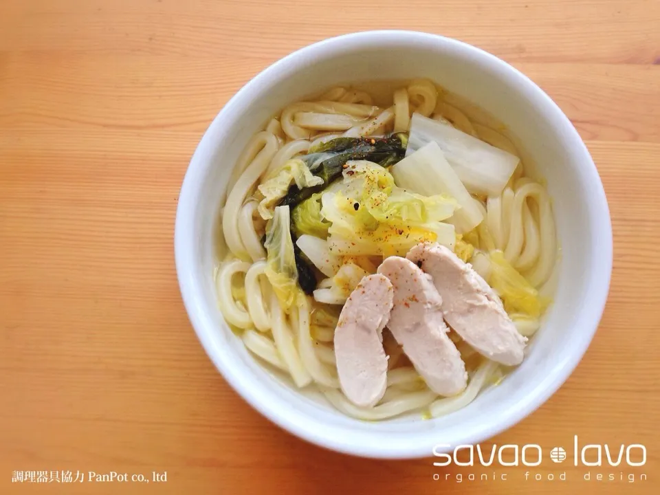 今日のいやしめし「浅漬とささみのやさしいうどん」|savaoさん