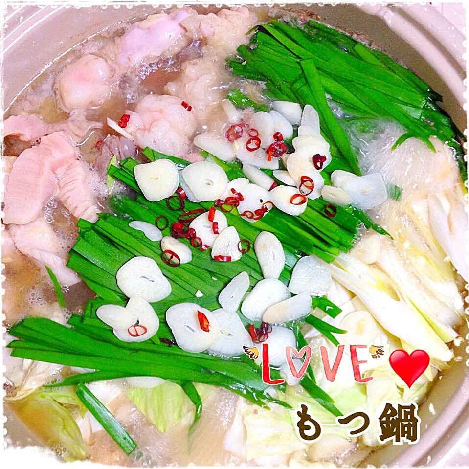 Snapdishの料理写真:自己流もつ鍋♥️|ともきーた (伊藤 智子)さん