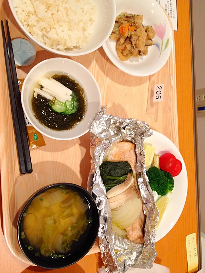 Snapdishの料理写真:入院3日目の夜ごはん|ありささん