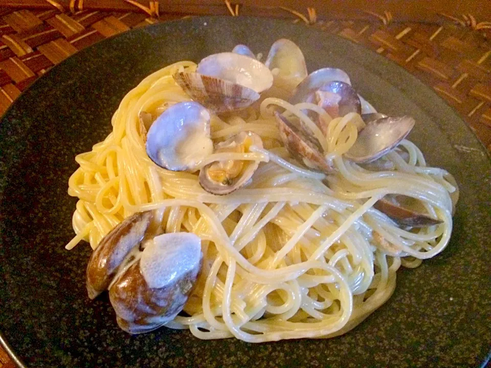 Cream pasta of bacon&clam🐚あさりとﾍﾞｰｺﾝのｸﾘｰﾑﾊﾟｽﾀ|🌈Ami🍻さん