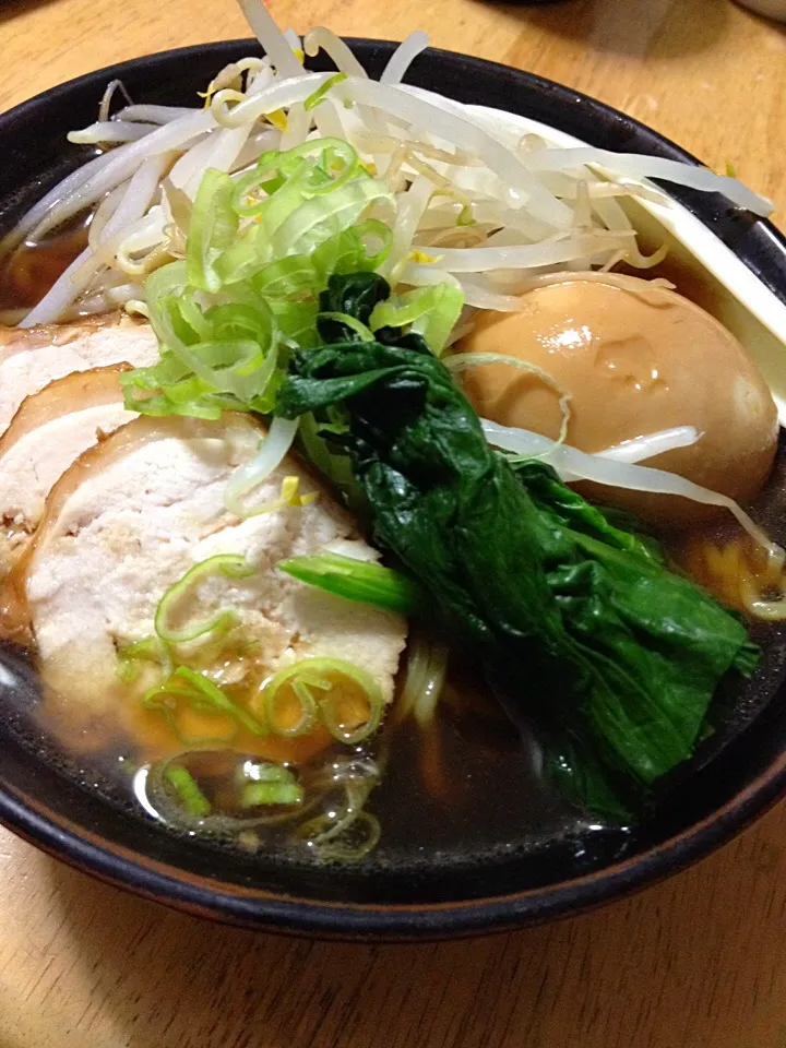 鶏チャーシューで醤油ラーメン|kanamumamaさん