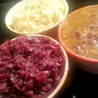 #dutch.  Red cabbage, beef & onion stew, mashed potatoes|Hans Stavleuさん