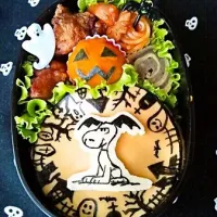 Snapdishの料理写真:ハロウィン スヌーピー弁当