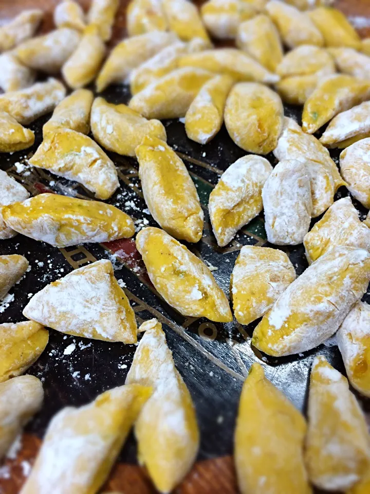 Snapdishの料理写真:Homemade Gnocchi di zucca e ricotta ;)|aястасияさん