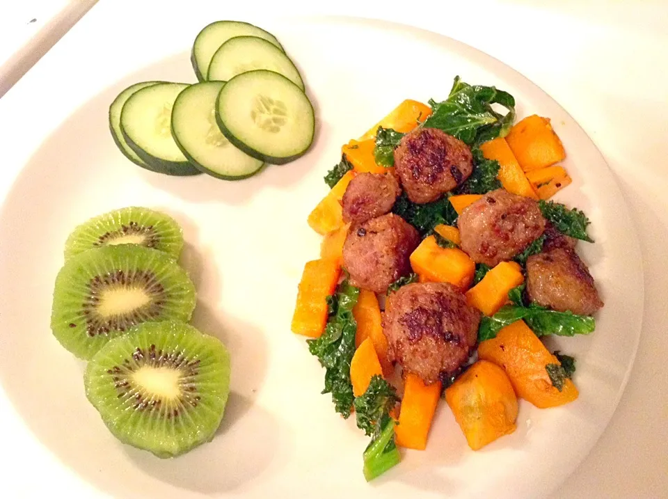 Kale, Sweet Potato & Sausage|melissaz73さん