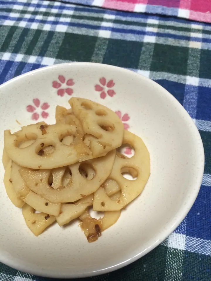 Snapdishの料理写真:れんこんの煮物|すいかさん