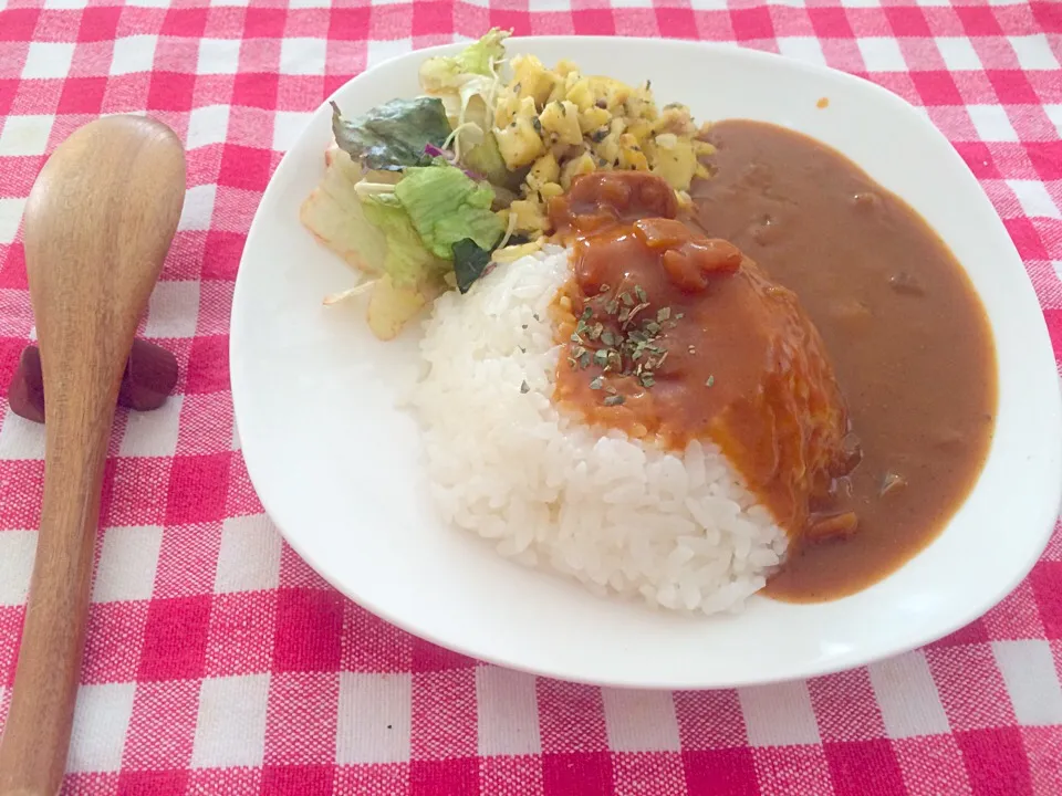 お手軽カフェ風カレーランチ|ここあさん