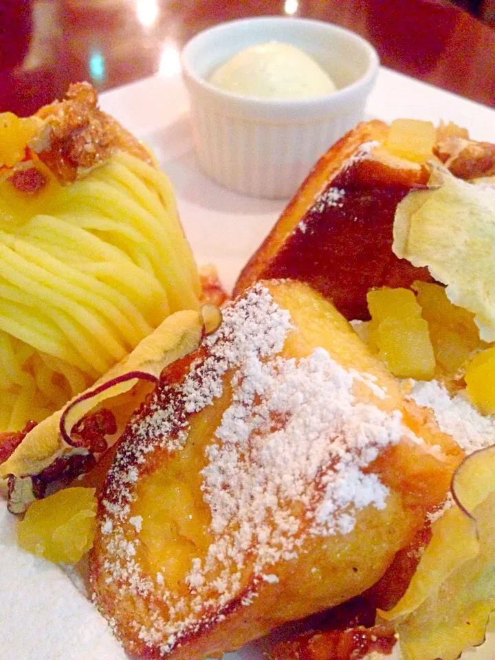 さつまいもフレンチトースト it's all about sweet potato! French toast :)|Tanuさん