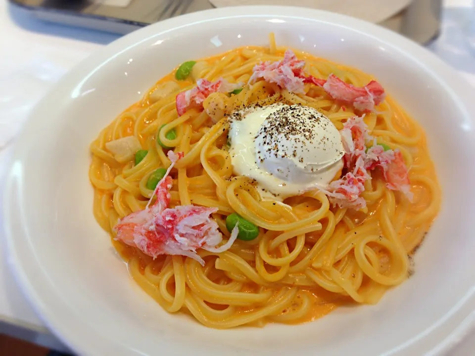 カニクリームスパゲティ🍝原宿|ミツさん