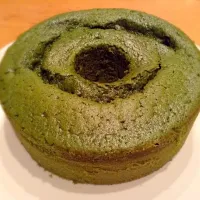 Snapdishの料理写真:抹茶のシフォンケーキ|島津さん