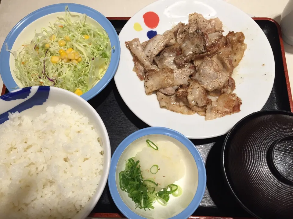 豚バラ焼肉定食|アクちゃんさん