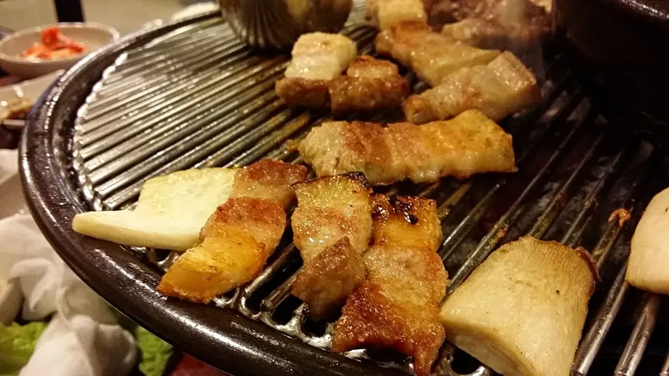 Snapdishの料理写真:삼겹살
 #Pork  #barbecue|Minha Candice Yooさん