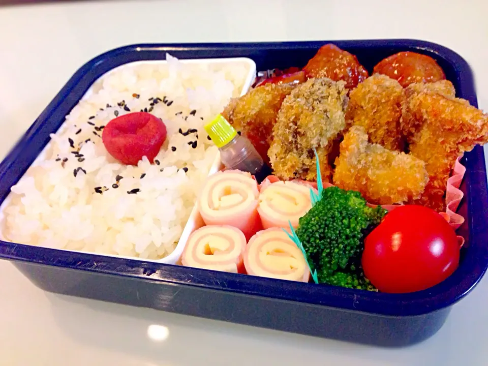 Snapdishの料理写真:きのこフライ弁当|のぞみさん