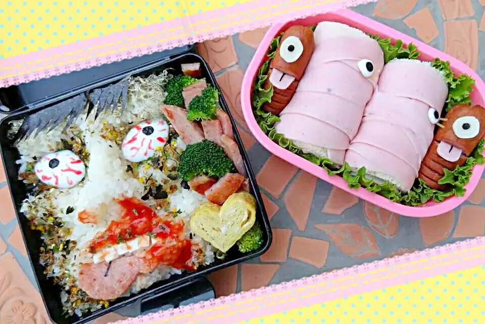 Halloween Kid's Lunch! ハロウィン弁当 🐼💕|The Reinhartsさん