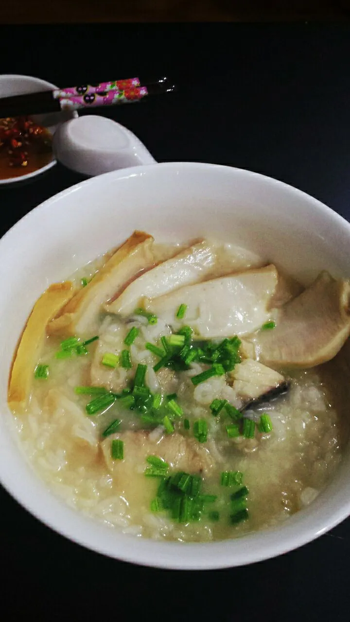 Snapdishの料理写真:abalone porridge for brunch #homemade #porridge|JazzyJasさん