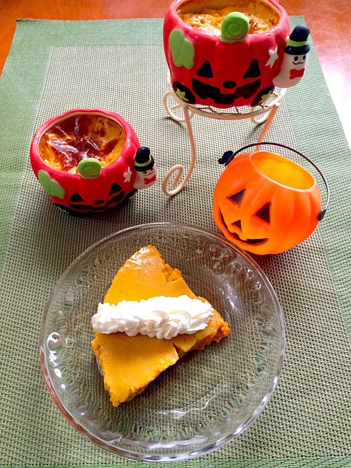 Pumpkin pudding🎃ﾊﾟﾝﾌﾟｷﾝﾌﾟﾘﾝ...🍮|🌈Ami🍻さん