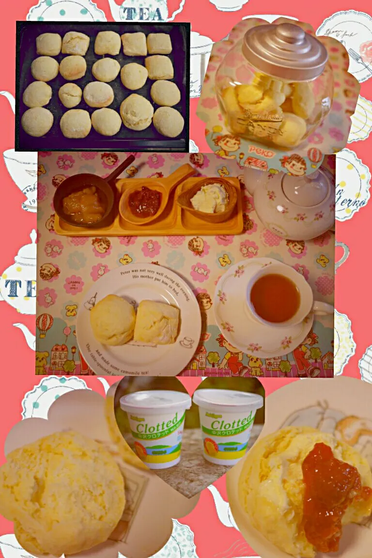 くららさんの生クリームdeスコーン⭐|ペコちゃんさん