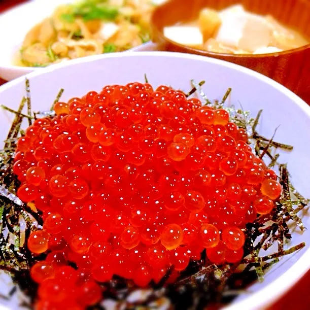 やっぱり美味い自家製いくら丼♡|ヒロリンさん