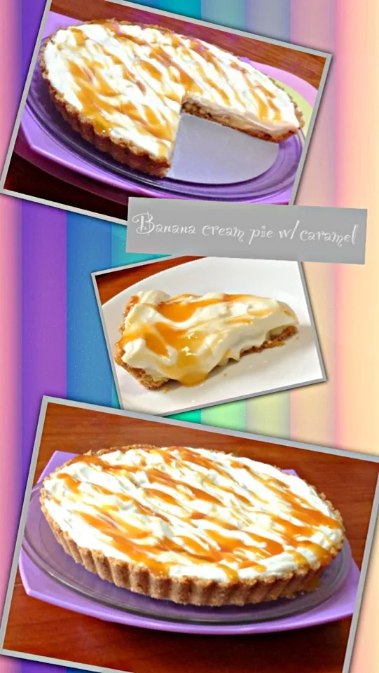 Banana cream pie with caramel|Karen Leeさん