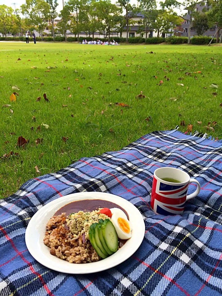 Snapdishの料理写真:ピクニック・ランチ♬ (▰˘◡˘▰)☝︎|Yoshinobu Nakagawaさん