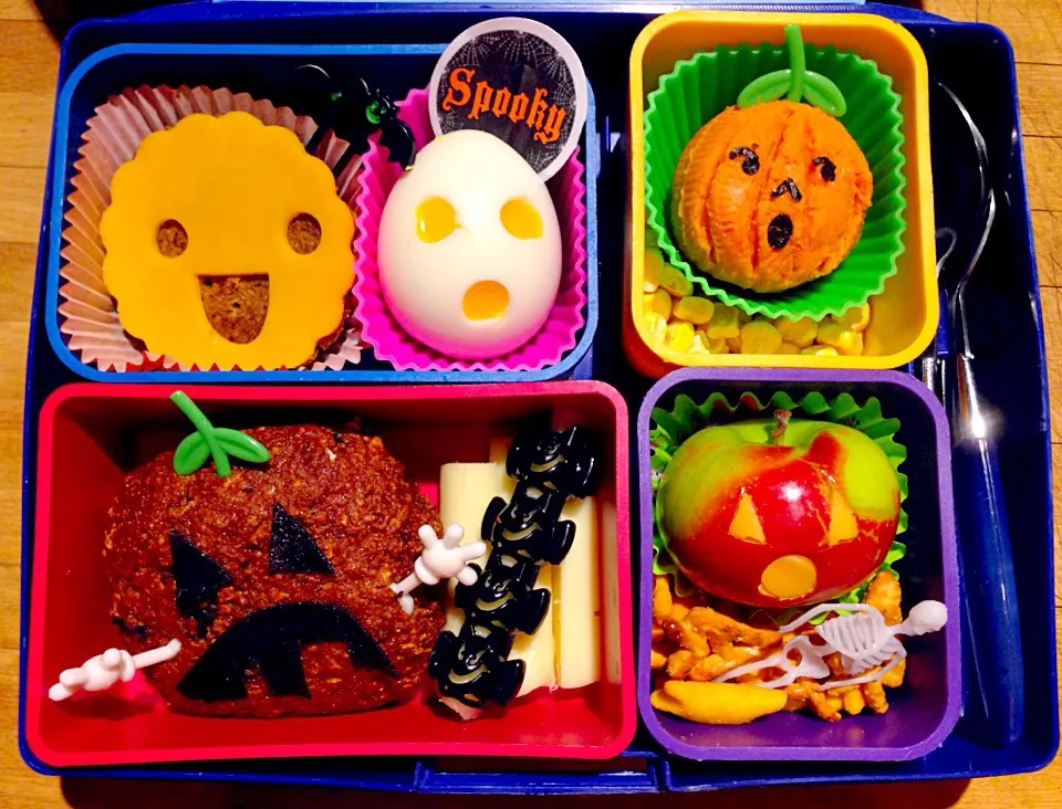 Snapdishの料理写真:Halloween Pumpkin Patch Bento October 7|Cheryl Melnickさん