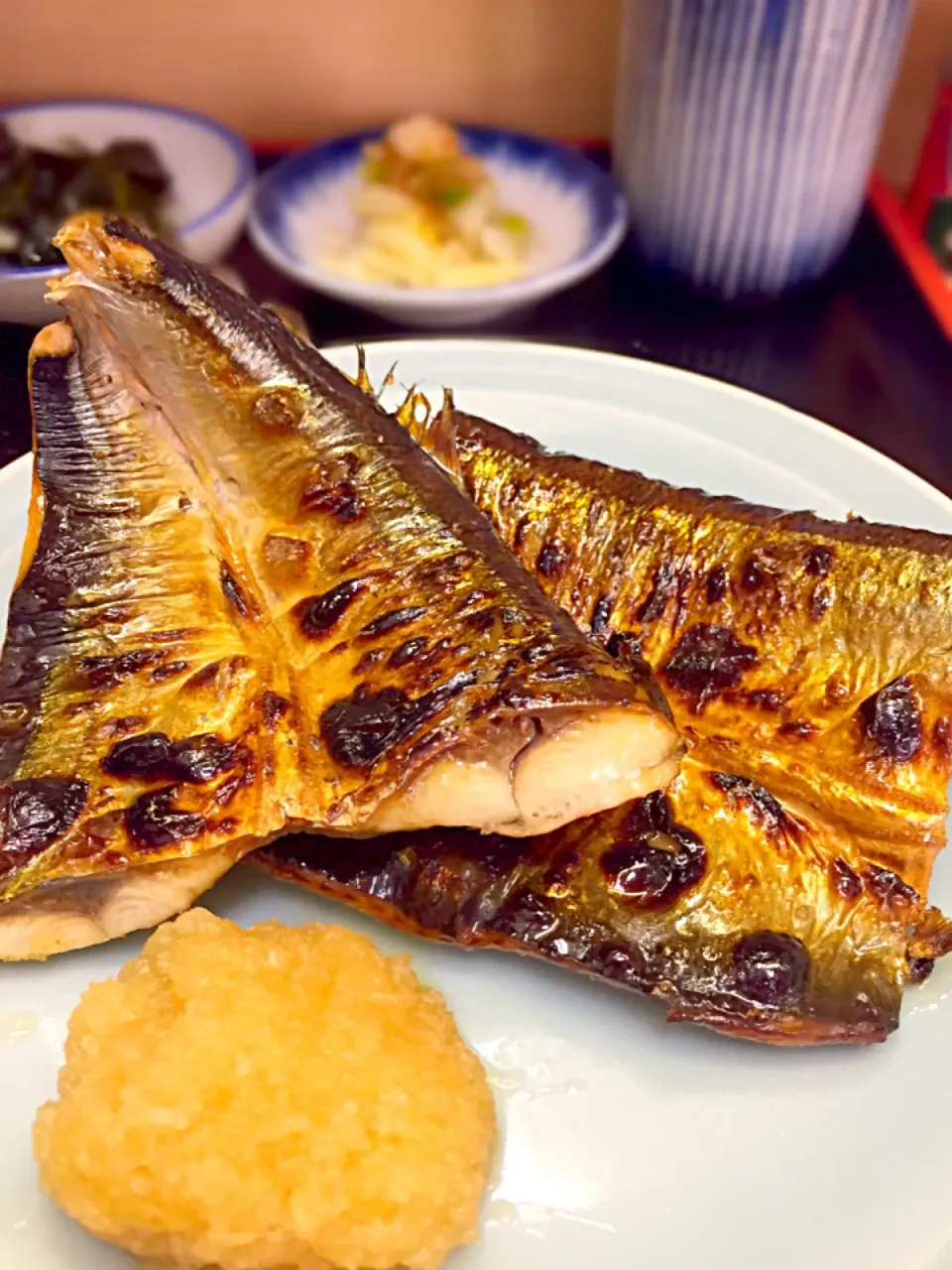 秋刀魚の開き定食|流線形さん