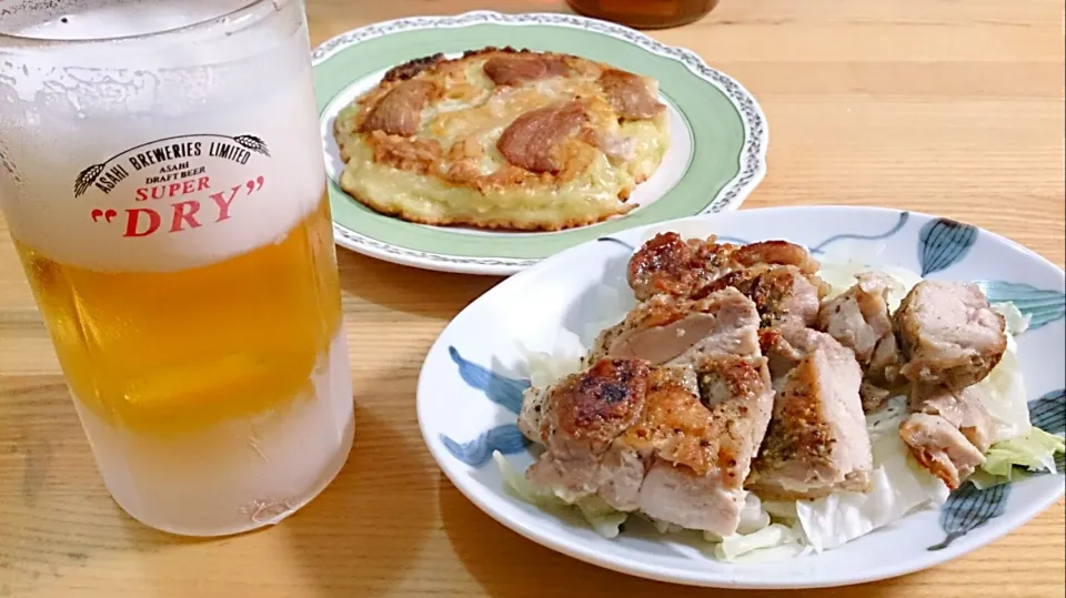 10/8 beer and Okonomiyaki|タップダンスシチーさん