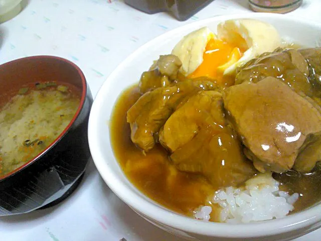 豚の角煮丼煮卵付～＼(^o^)／|みぽりんさん