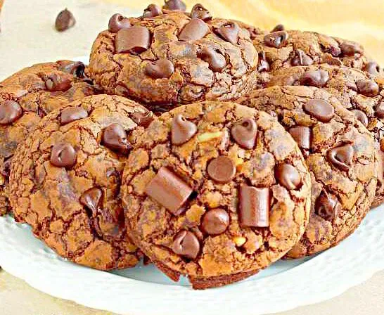 double fudge chocolate cookies|vee del Rosarioさん