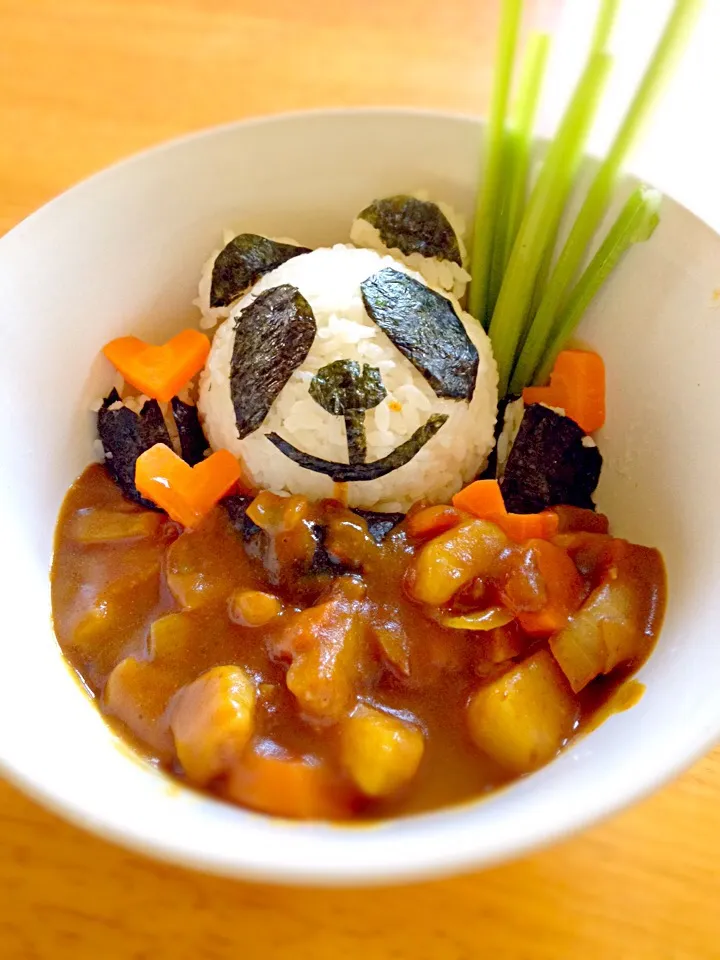 Panda Curry for my girlfriend|Tomo Hitoさん