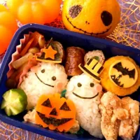 おばけちゃんのハロウィン弁当♪