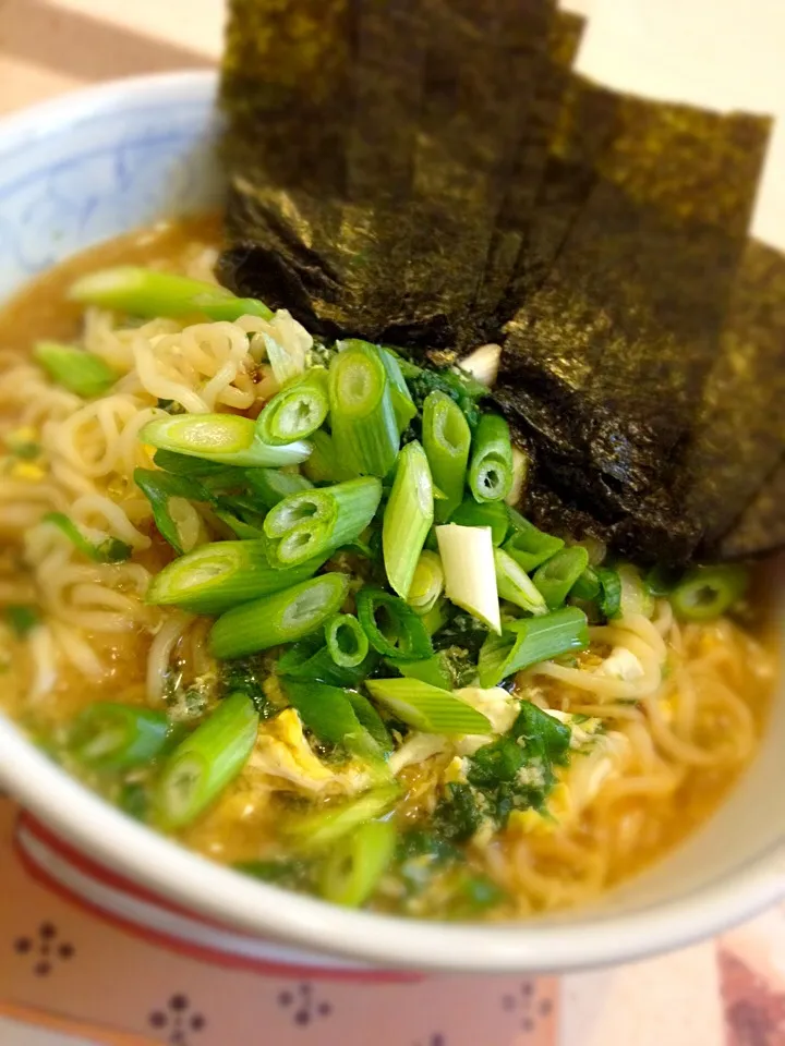 Snapdishの料理写真:ネギ味噌ラーメン|Cherryさん