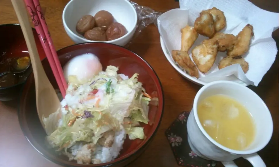 河豚のからあげ、そぼろ丼|まみこさん