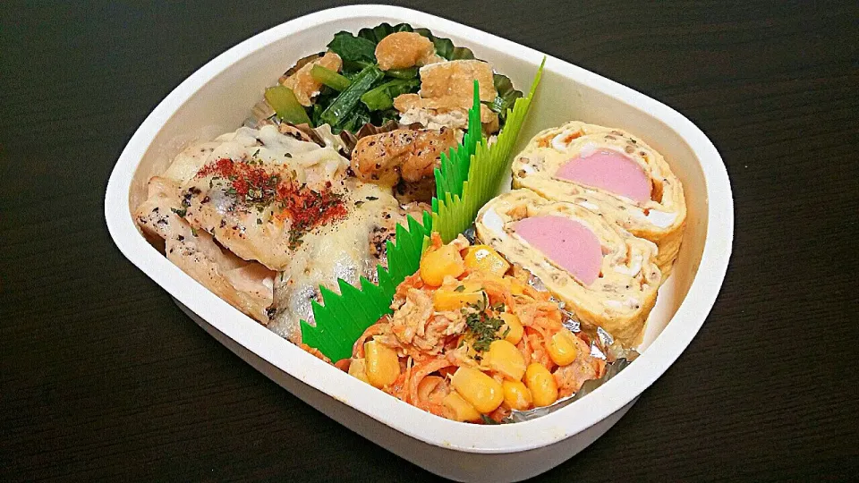 旦那弁当☆鶏の香草焼き|pikyuさん