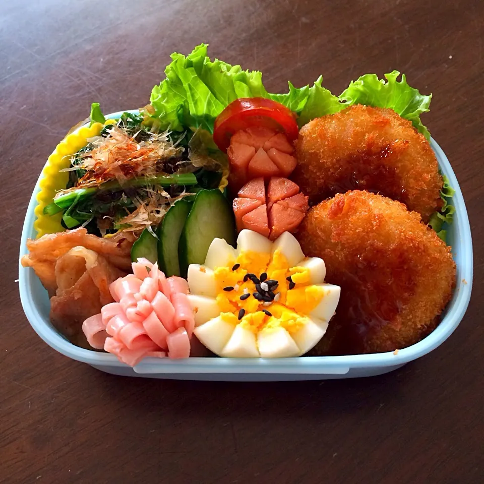 長男のお弁当。おかずのみ。|かおちゃんさん