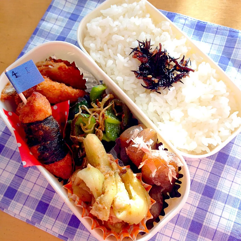 Snapdishの料理写真:旦那弁当 10.09.2014|みっちょさん