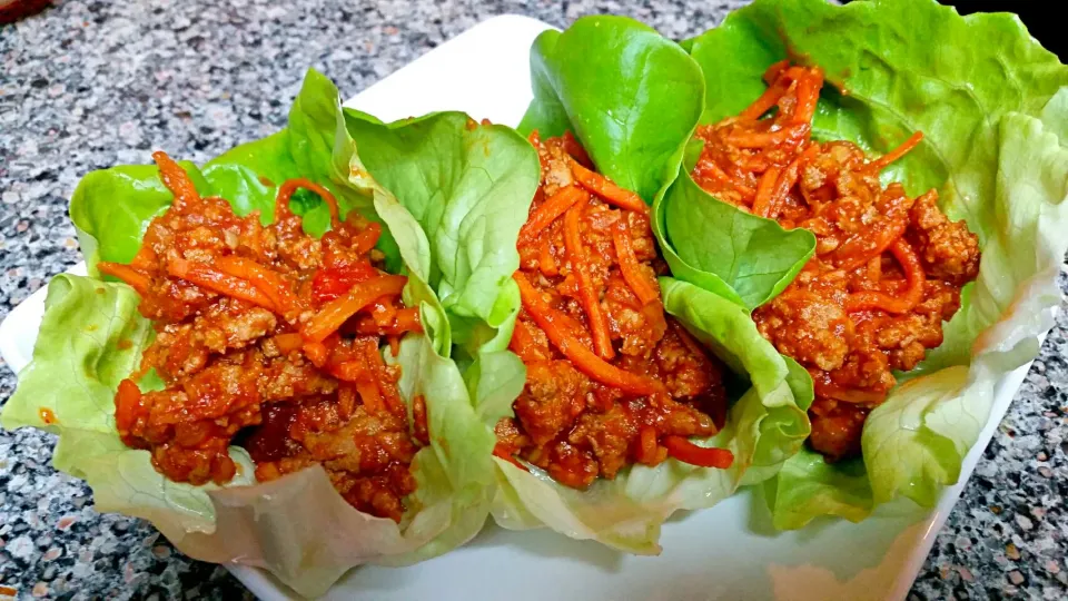 turkey sloppy Joe lettuce wraps|jeannieさん