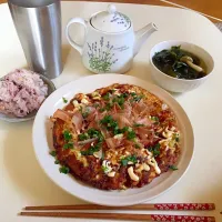 Snapdishの料理写真:豆腐のお好み焼き|cocoaさん