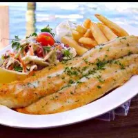 9 Oct. Lunch @ 3:15pm  #grilled #fish #fries|Ren Bhaiさん